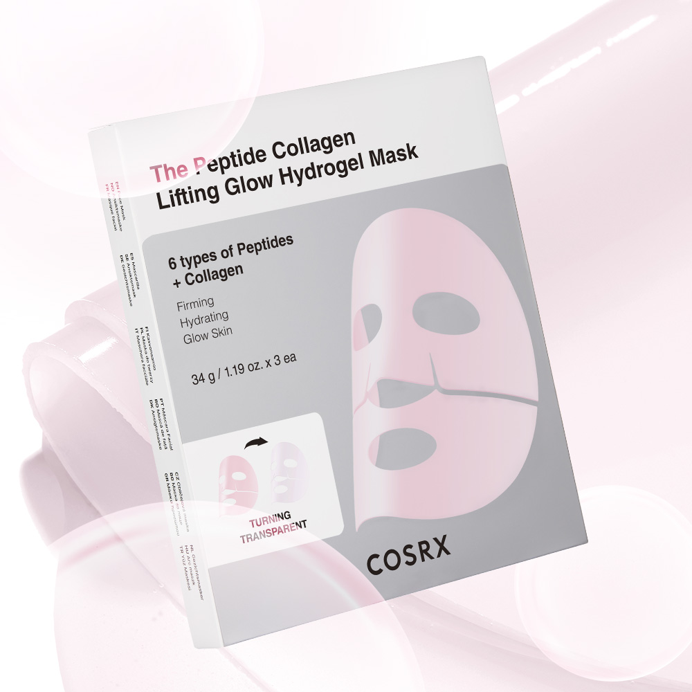 Firming Hydrogel Facial Mask "Peptide Collagen Glow Hydrogel Mask"