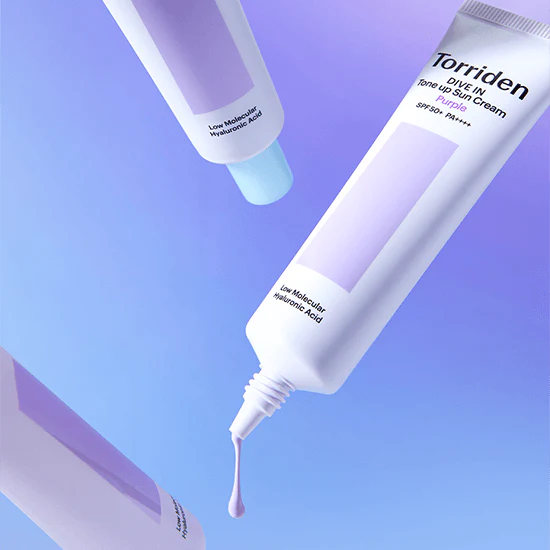 Apsauginis kremas nuo saulės "Dive In Purple Tone-Up Sun Cream", 60 ml