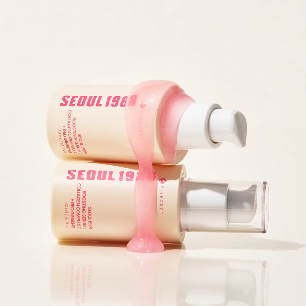Stangrinamasis veido serumas "SEOUL 1988 Boosting Serum : Collagen Complex 7 + Red Ginseng", 30 ml