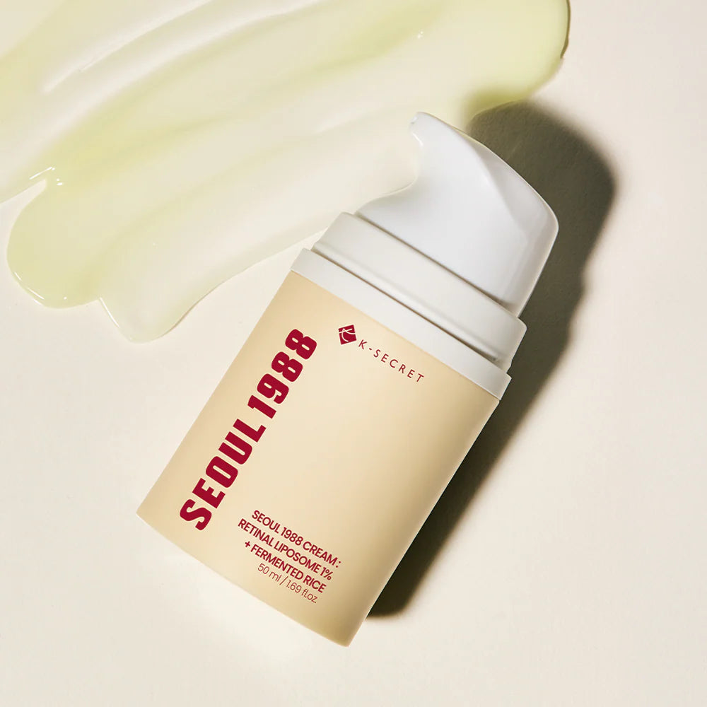 Facial cream with 1% retinal "SEOUL 1988 Cream: Retinal Liposome 1% + Fermented Rice", 50 ml