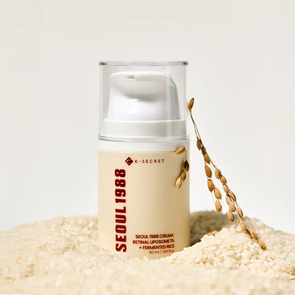 Facial cream with 1% retinal "SEOUL 1988 Cream: Retinal Liposome 1% + Fermented Rice", 50 ml
