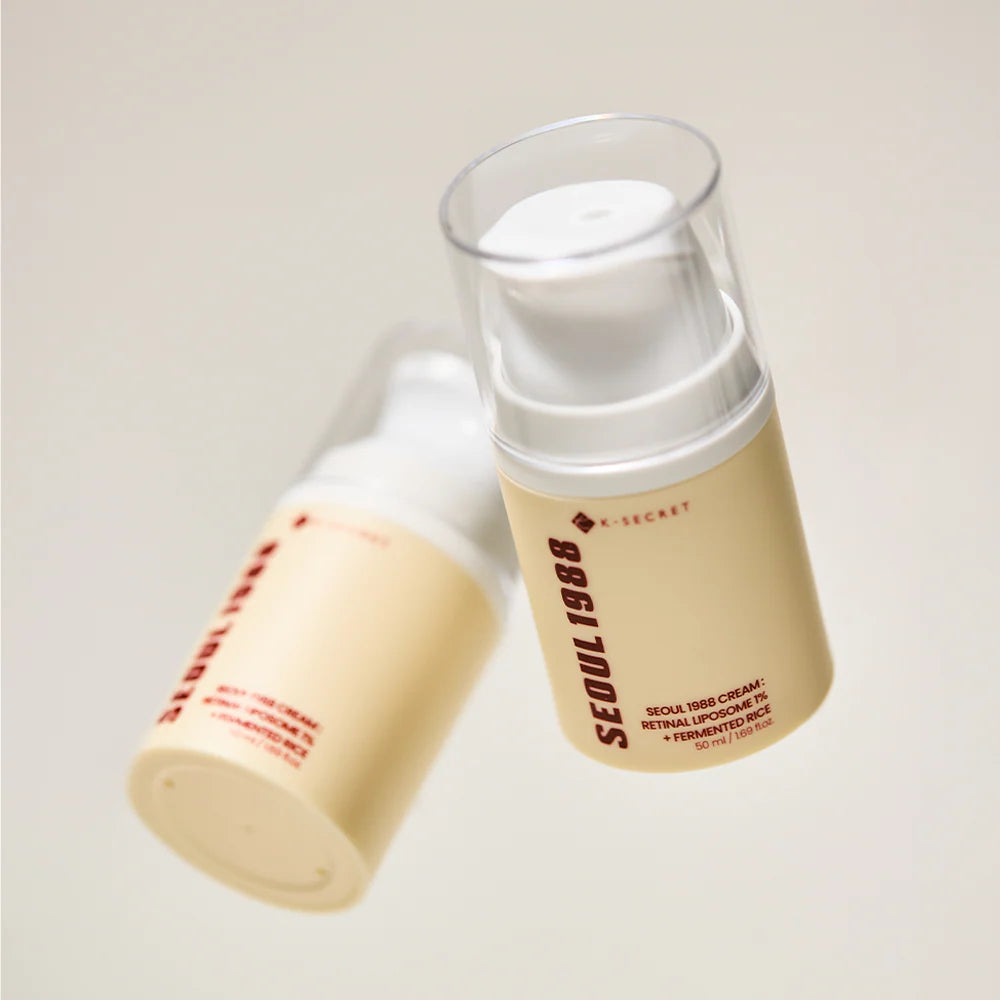 Facial cream with 1% retinal "SEOUL 1988 Cream: Retinal Liposome 1% + Fermented Rice", 50 ml