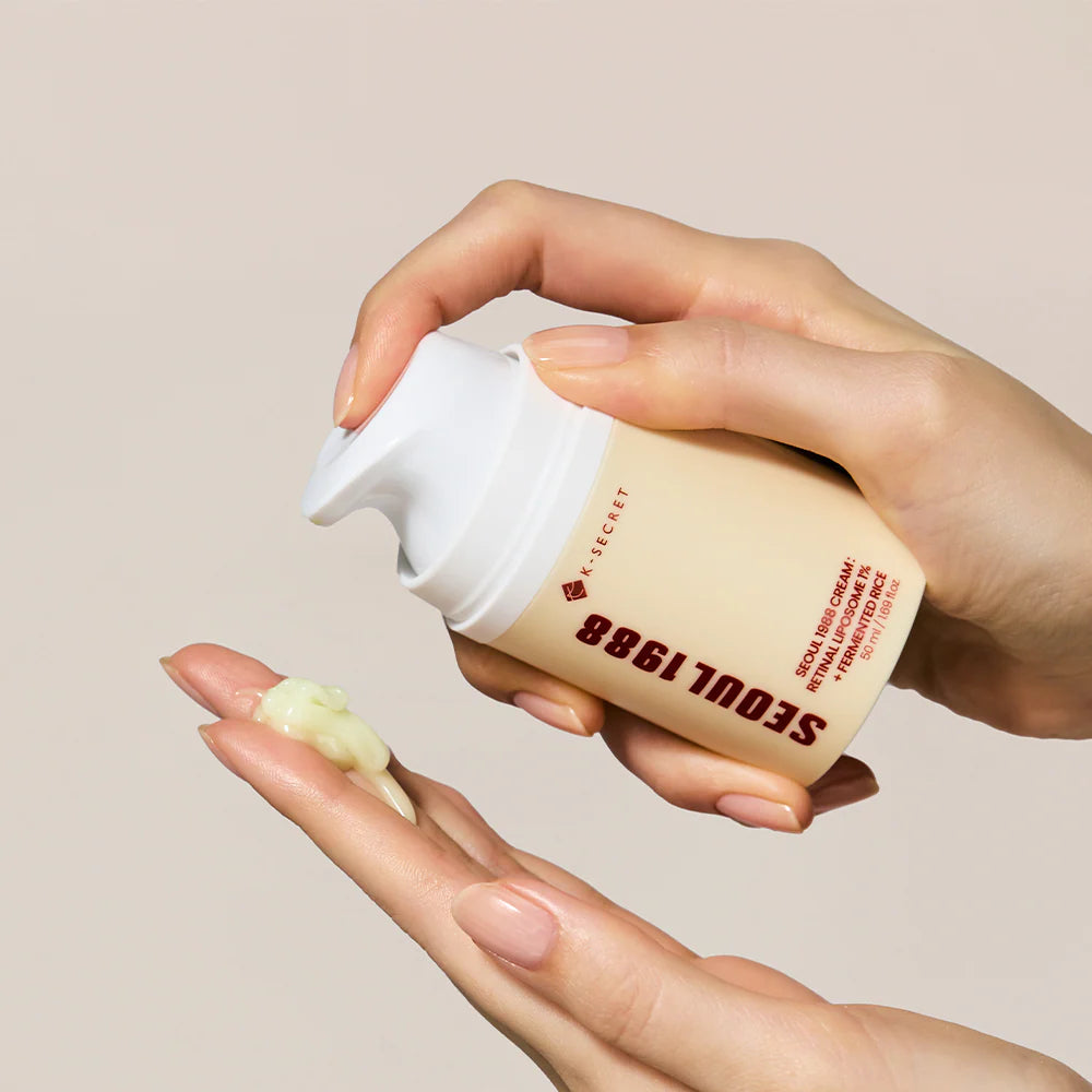 Facial cream with 1% retinal "SEOUL 1988 Cream: Retinal Liposome 1% + Fermented Rice", 50 ml