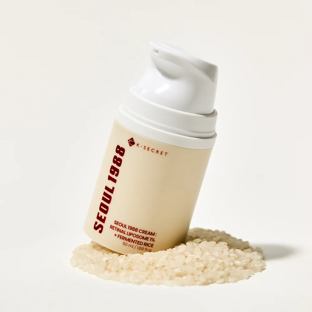 Facial cream with 1% retinal "SEOUL 1988 Cream: Retinal Liposome 1% + Fermented Rice", 50 ml