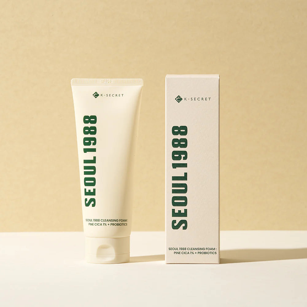 Facial Cleansing Foam "SEOUL 1988 Cleansing Foam: Pine Cica 1% + Probiotics", 150 ml