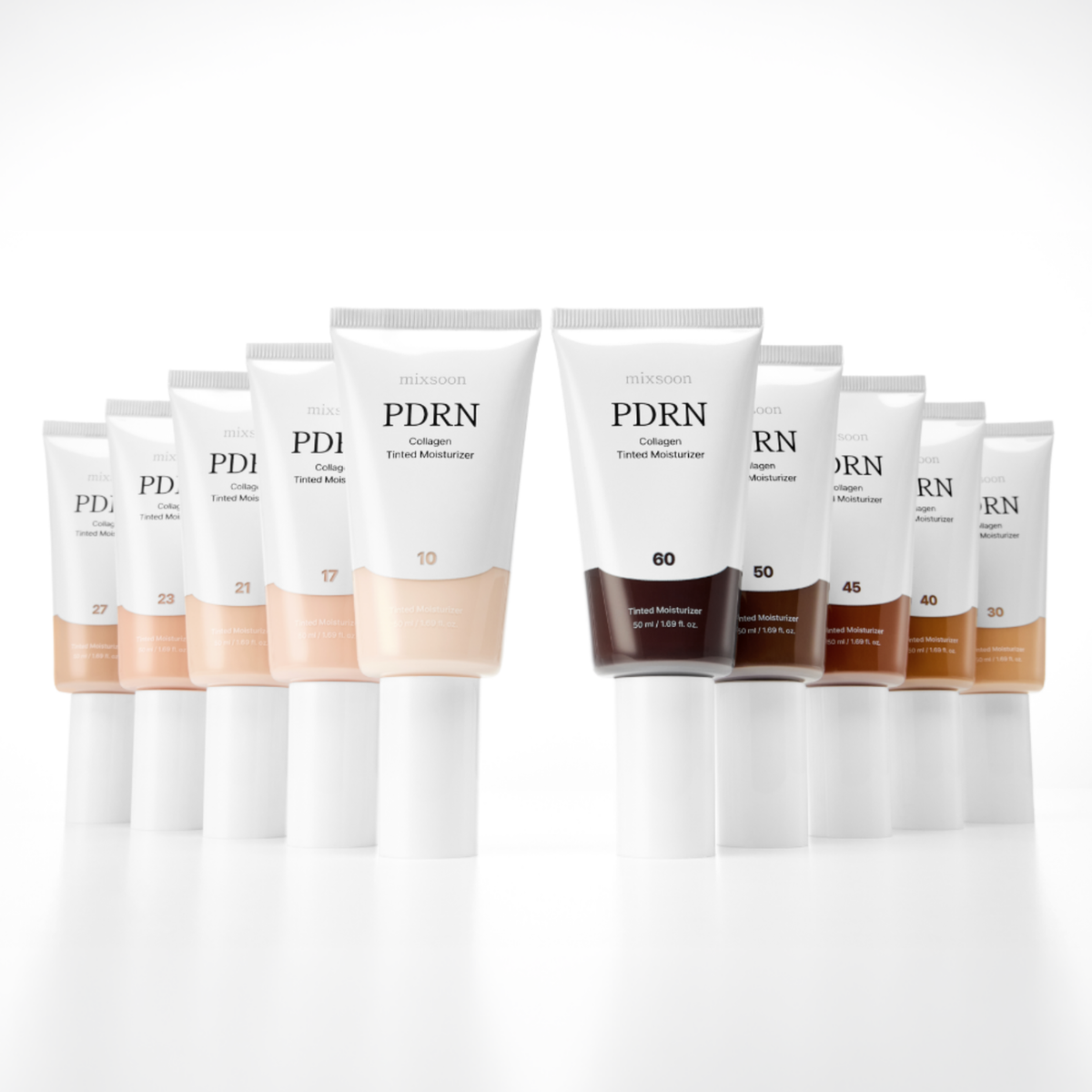 Veido kremas su atspalviu "PDRN Collagen Tinted Moisturizer No. 17 Bare" 50 ml