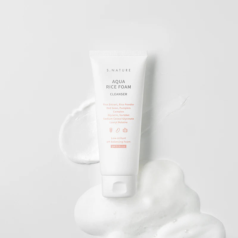 Foaming Face Cleanser "Aqua Rice Foam Cleanser", 80 ml