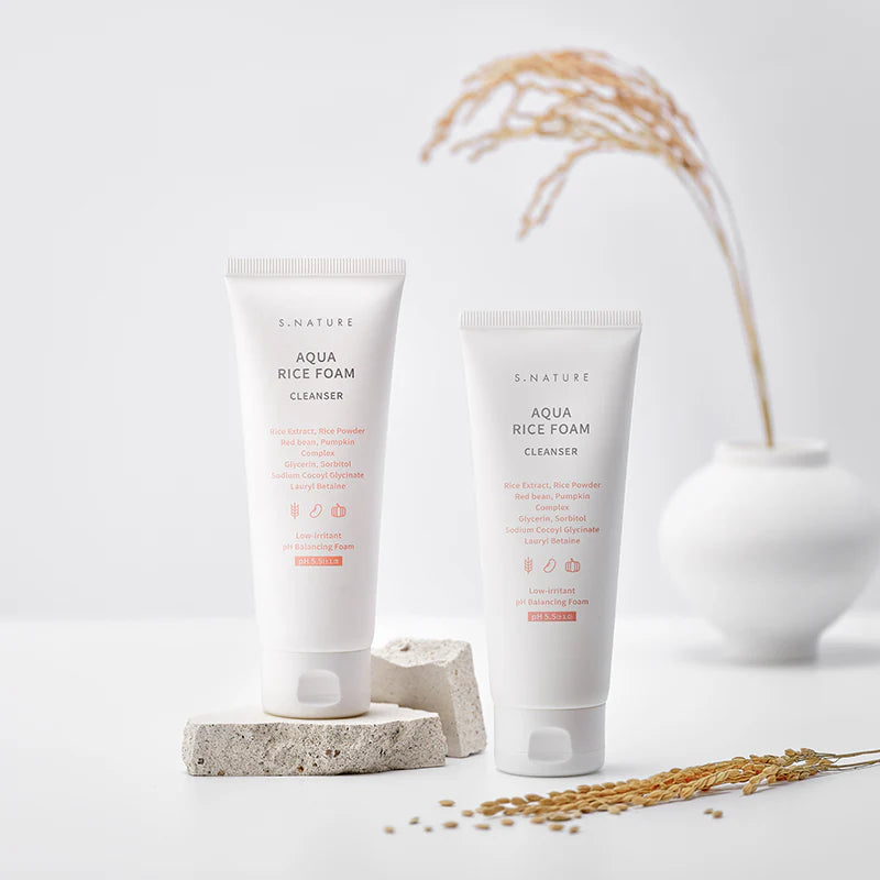 Foaming Face Cleanser "Aqua Rice Foam Cleanser", 80 ml