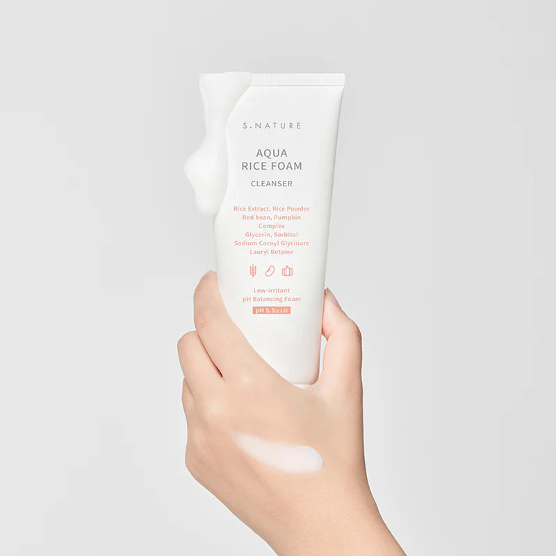 Foaming Face Cleanser "Aqua Rice Foam Cleanser", 80 ml