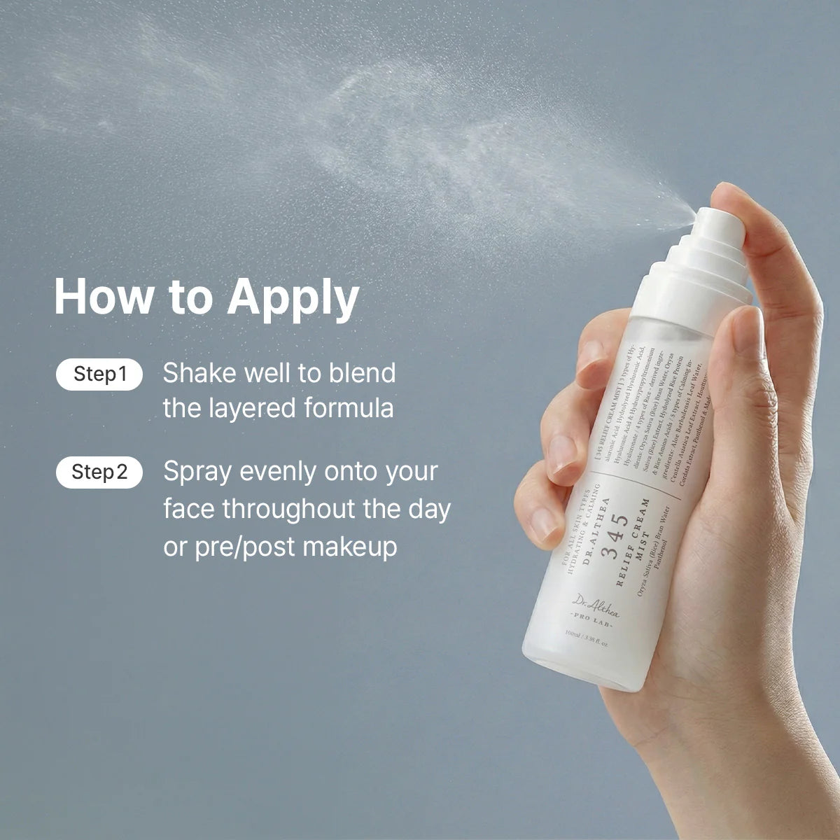 Two-Phase Facial Mist "345 Relief Cream Mist", 100 ml