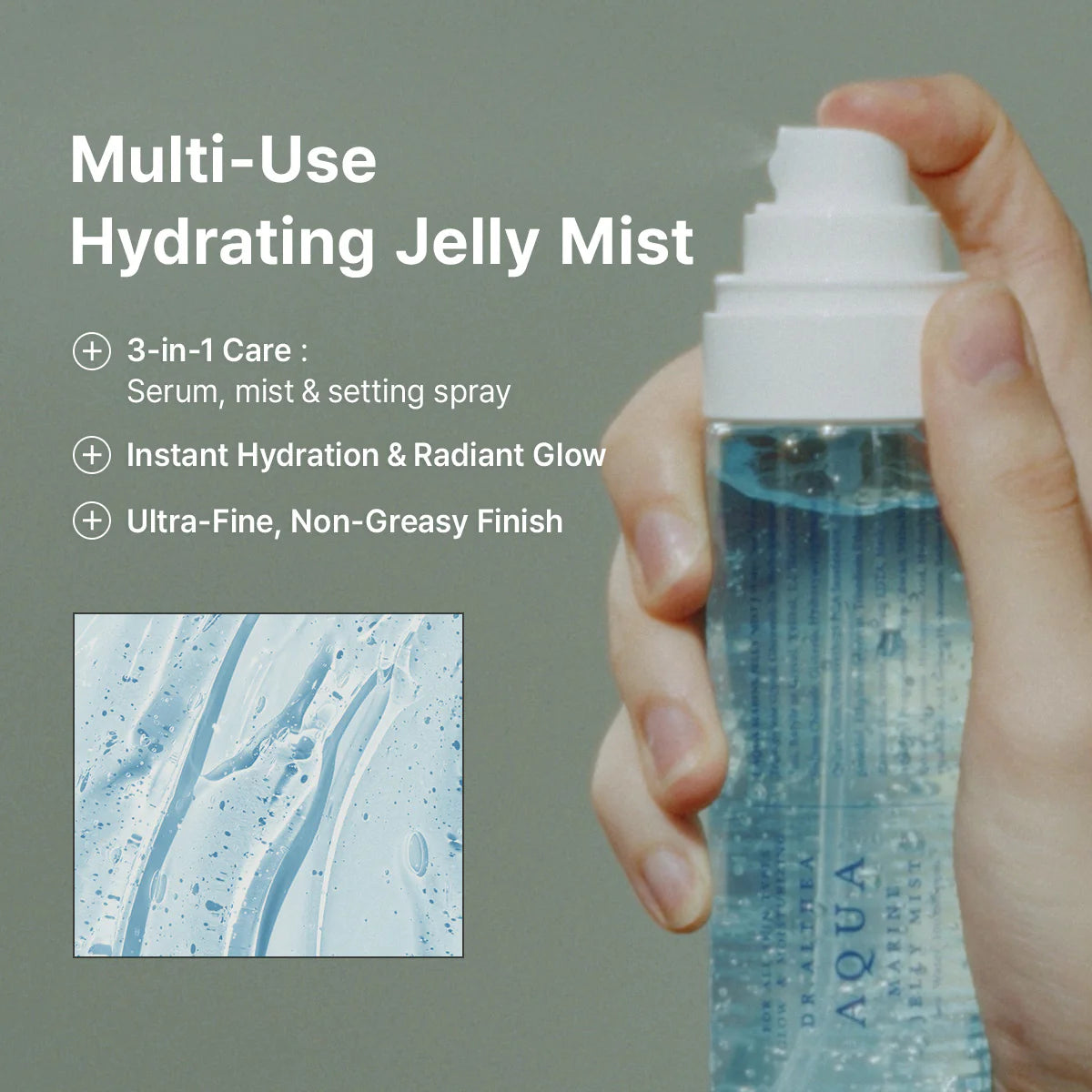 Jelly Texture Face Mist "Aqua Marine Jelly Mist", 100 ml