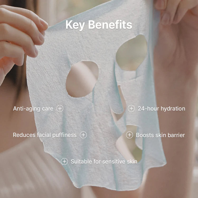 Lakštinė veido kaukė "Aqua Blue Hydration Mask", 28 g