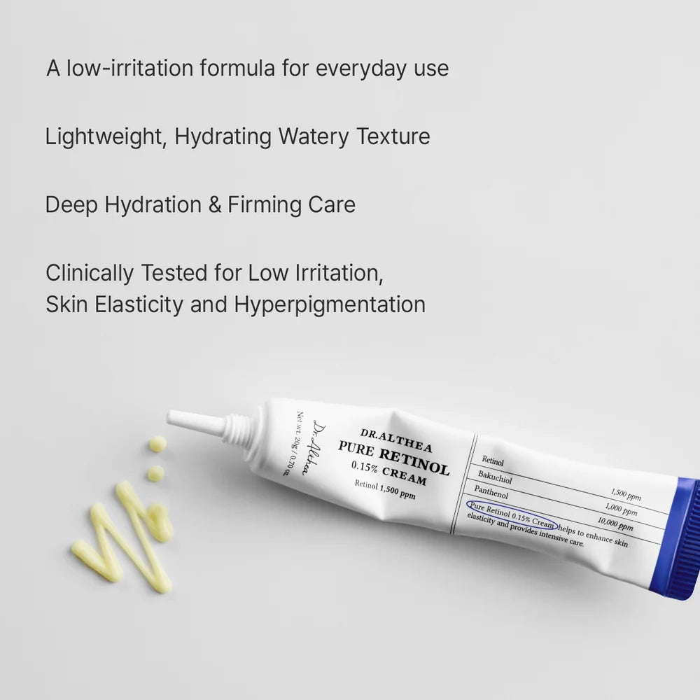 Stangrinamasis veido kremas su 0,15 % retinoliu "Pure Retinol 0.15 Cream", 20 g