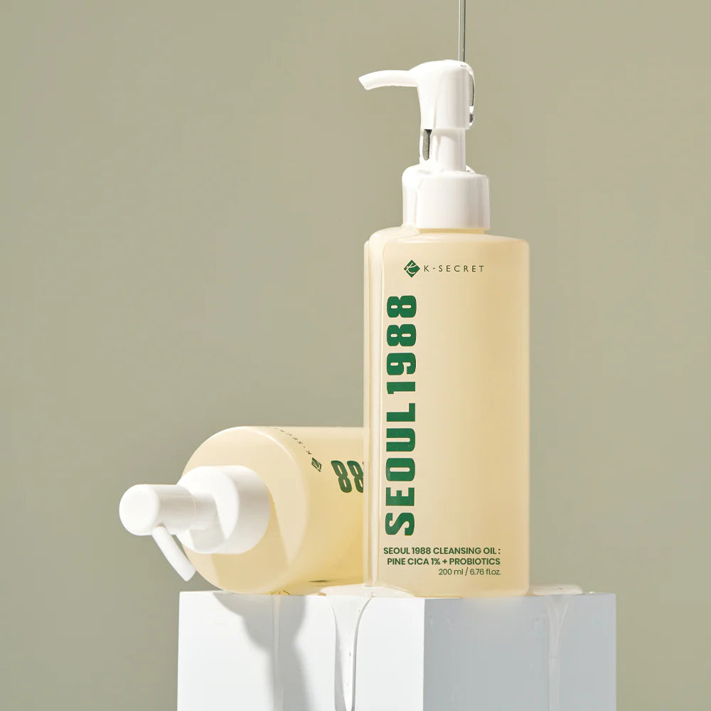 SEOUL 1988 Cleansing Oil: Pine Cica 1% + Probiotics, 200 ml