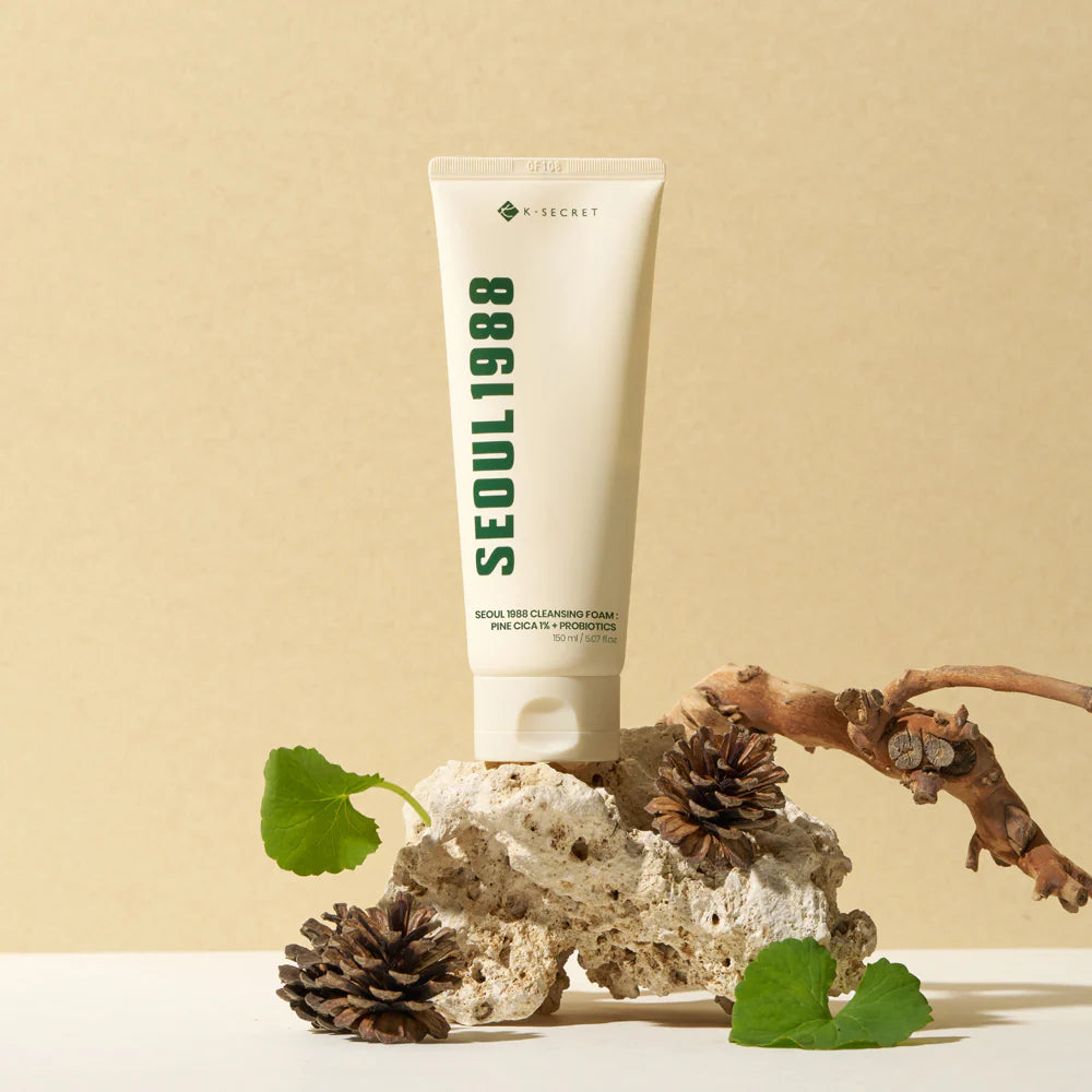 Facial Cleansing Foam "SEOUL 1988 Cleansing Foam: Pine Cica 1% + Probiotics", 150 ml