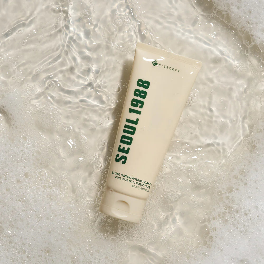 Facial Cleansing Foam "SEOUL 1988 Cleansing Foam: Pine Cica 1% + Probiotics", 150 ml