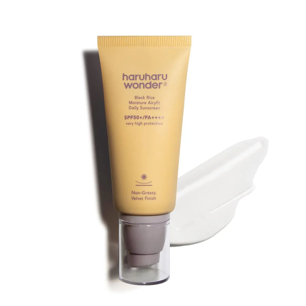 Black Rice Moisture Airyfit Daily Sunscreen SPF50+ PA++++, 50 ml