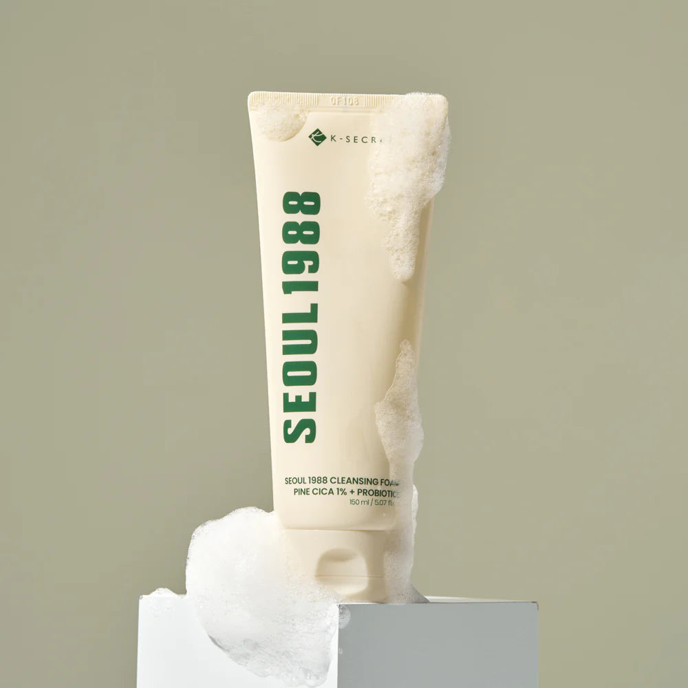 Facial Cleansing Foam "SEOUL 1988 Cleansing Foam: Pine Cica 1% + Probiotics", 150 ml