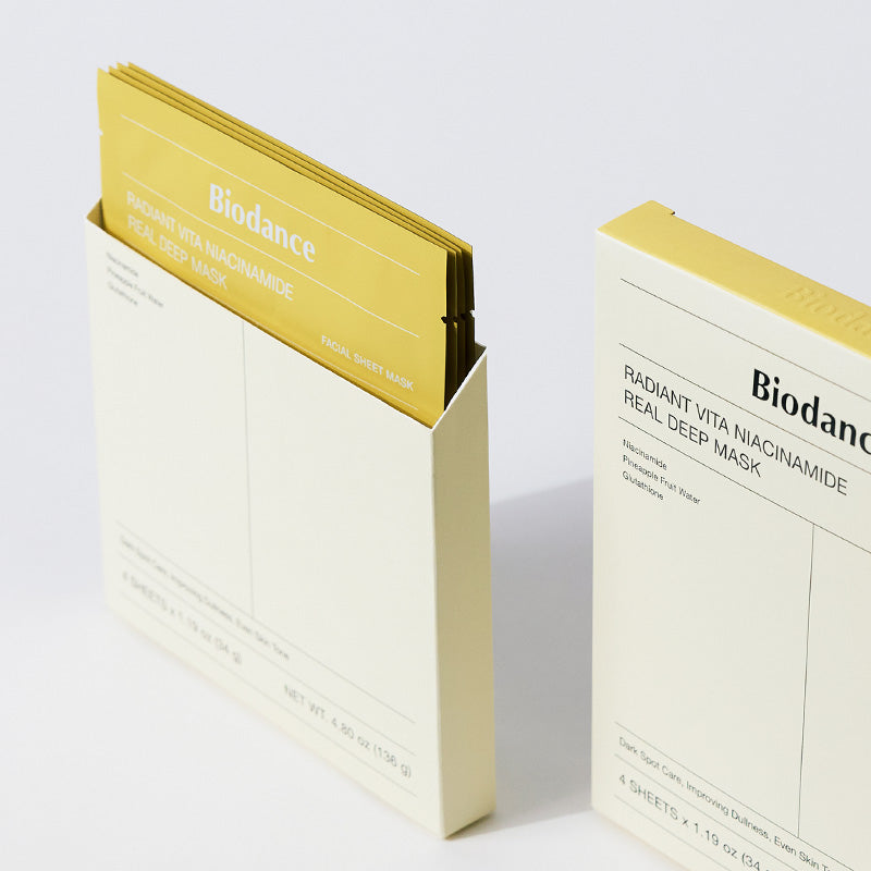Radiant Vita Niacinamide Real Deep Mask Hydrogel Brightening Face Mask