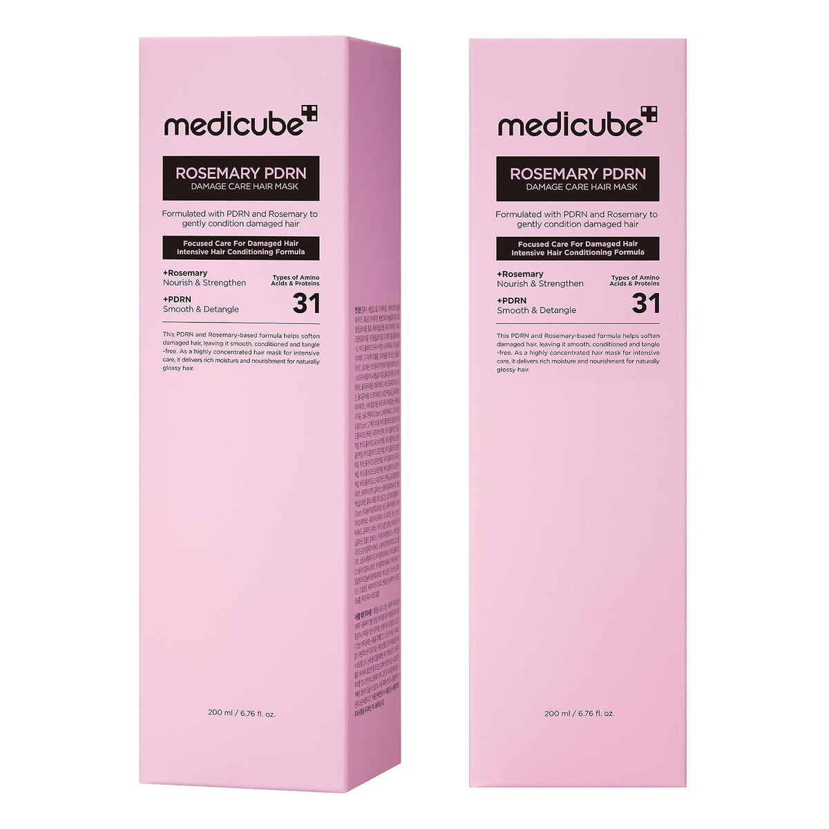 Intensyviai atkurianti plaukų kaukė "Rosemary PDRN Damage Care Hair Mask", 200 ml