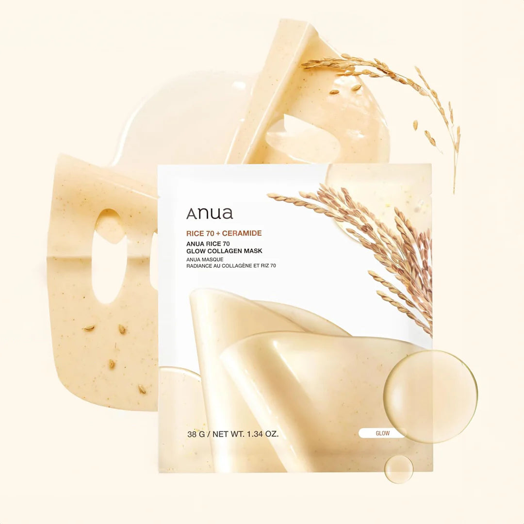Illuminating Hydrogel Facial Mask "Rice 70 Glow Collagen Mask"