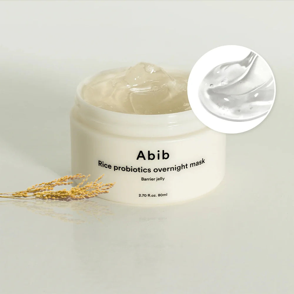 "Rice Probiotics Overnight Mask Barrier Jelly" Night Face Mask, 80 ml