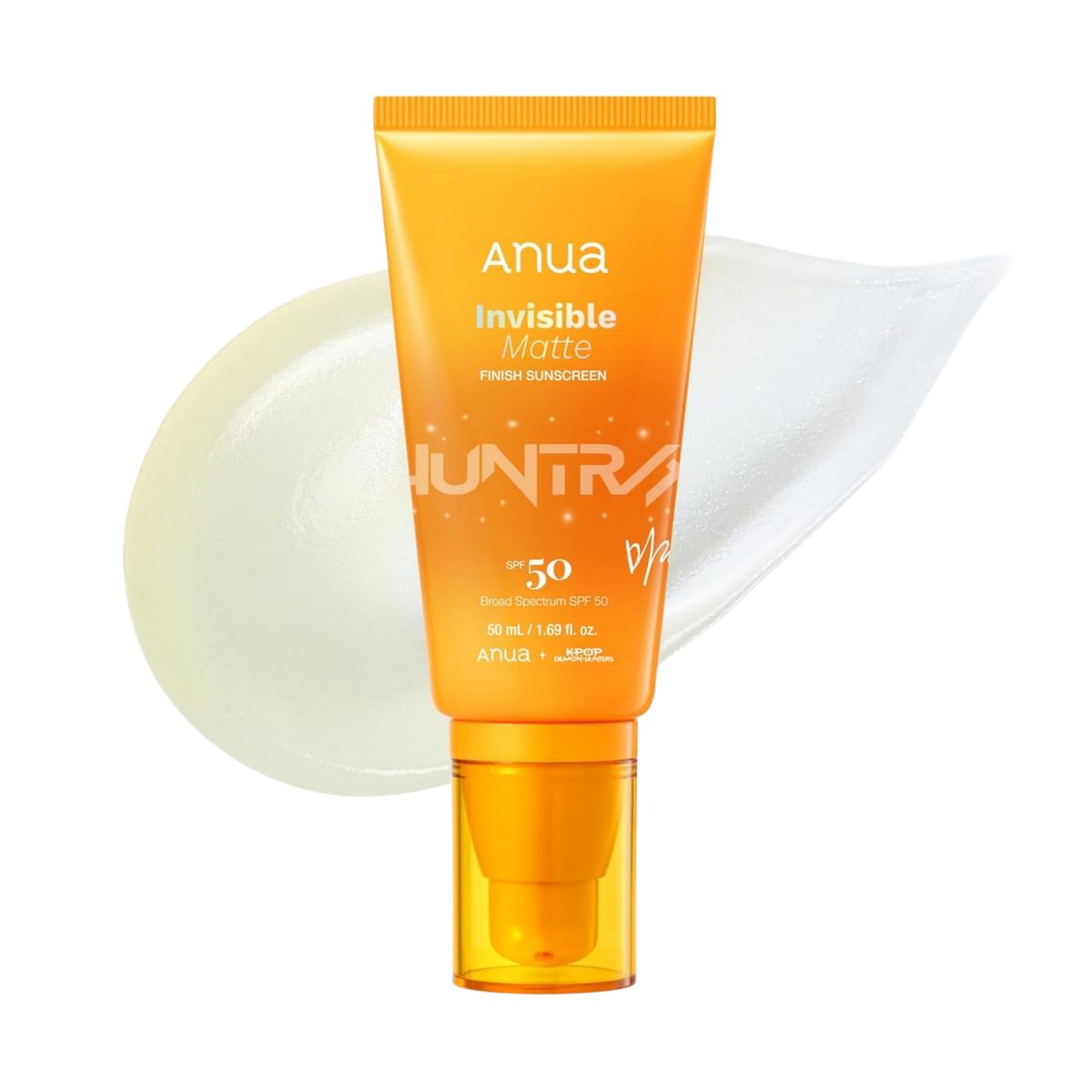 Matinį efektą suteikiantis apsauginis kremas nuo saulės "K-Pop Demon Hunters Invisible Matte Finish Sunscreen", 50 ml