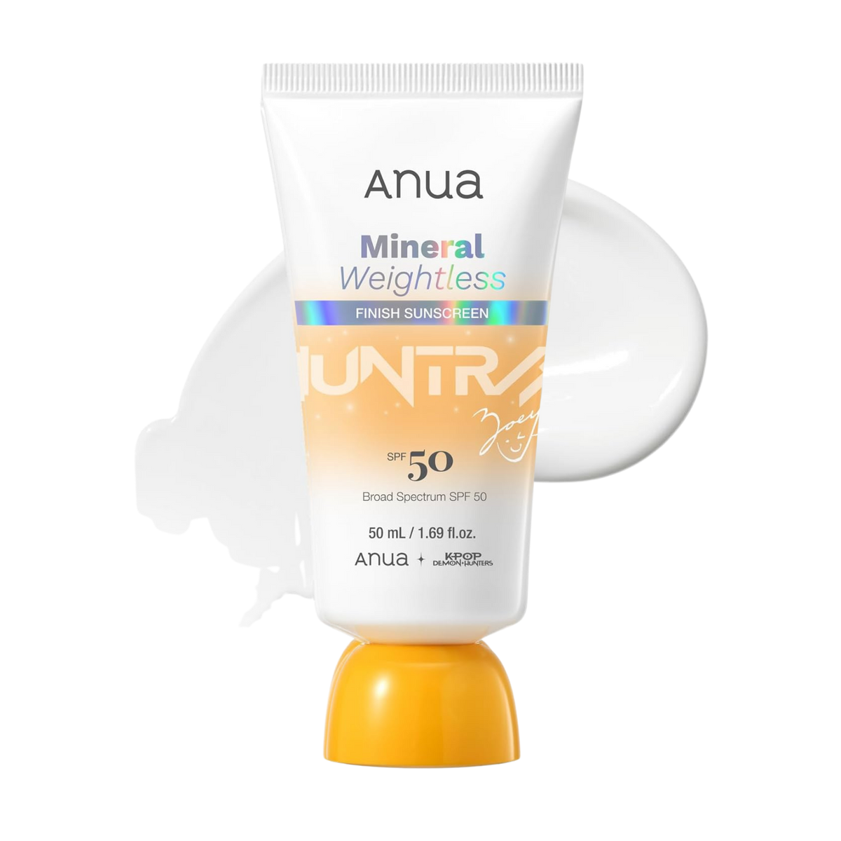 Apsauginis kremas nuo saulės "K-Pop Demon Hunters Mineral Weightless Finish Sunscreen", 50 ml