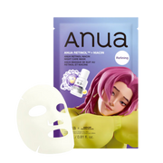 Riboto leidimo lakštinė veido kaukė su retinoliu "K-Pop Demon Hunters Retinol Niacin Night Care Mask"