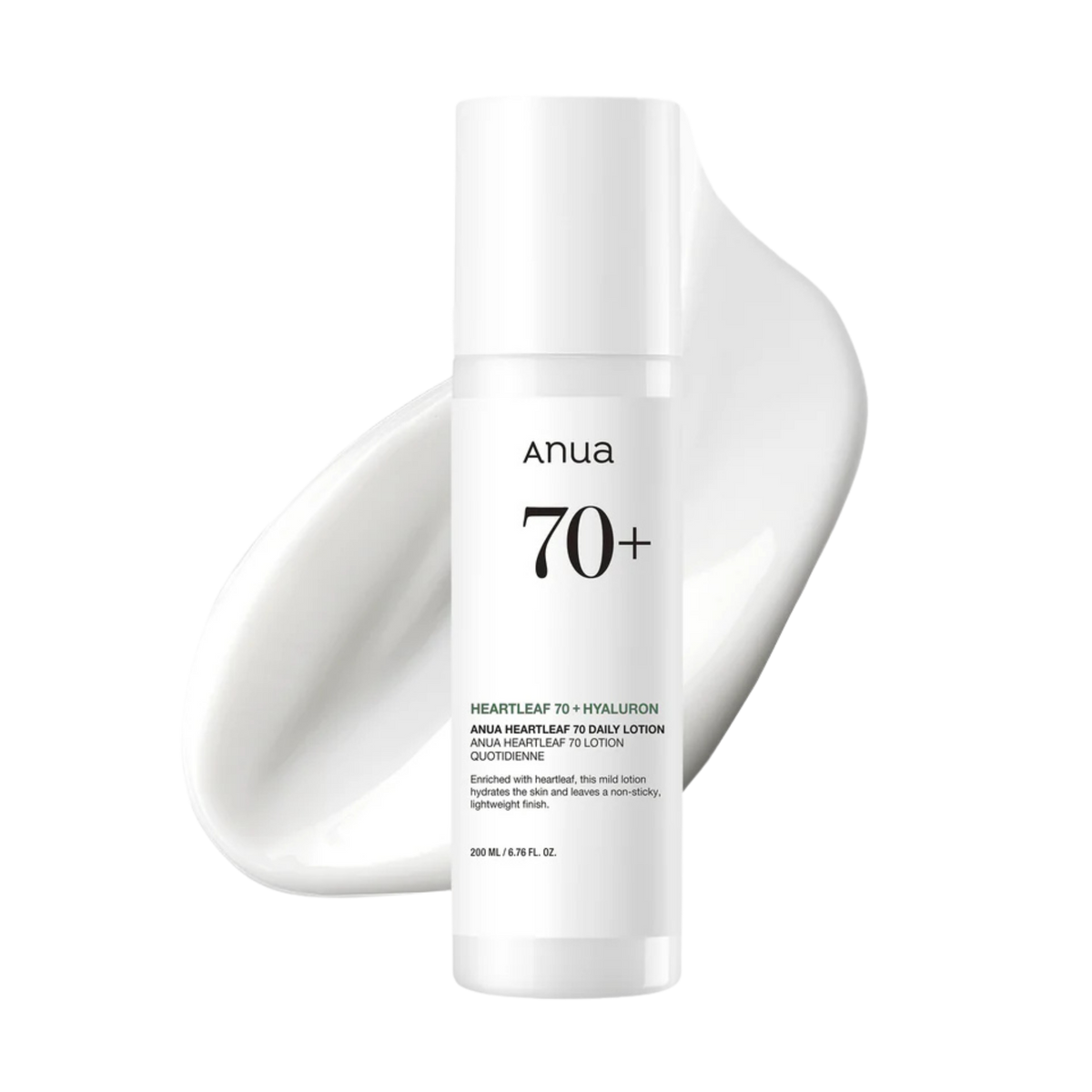 Raminamasis veido losjonas "Heartleaf 70% Daily Lotion", 200 ml