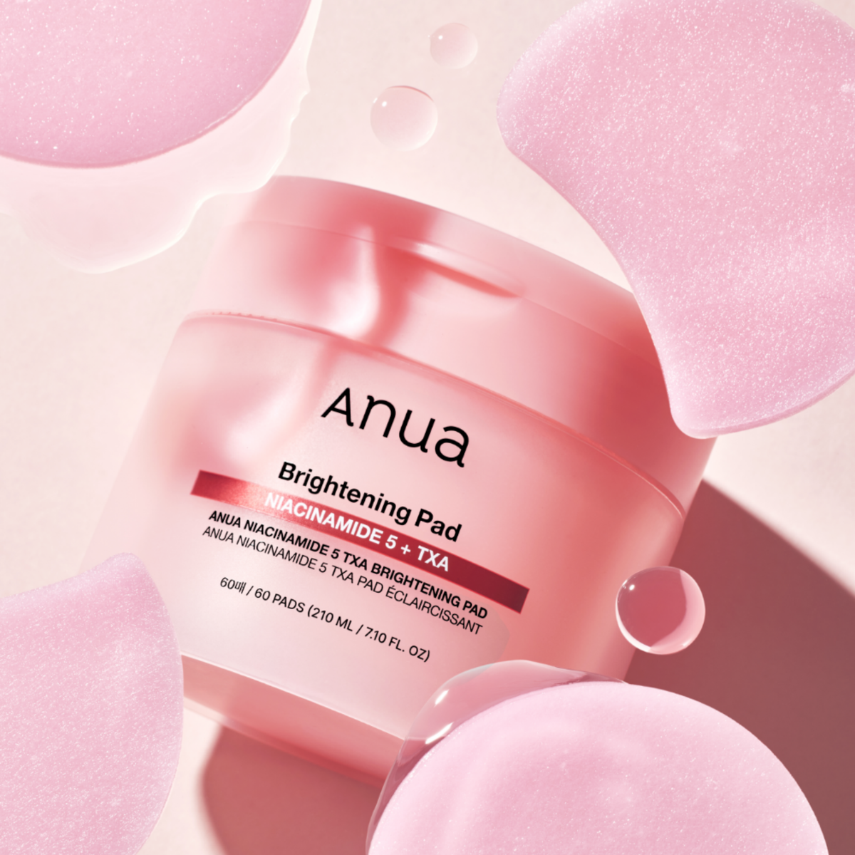 Skaistinamieji toniko padeliai "Brightening Niacinamide 5 + TXA", 60 vnt.