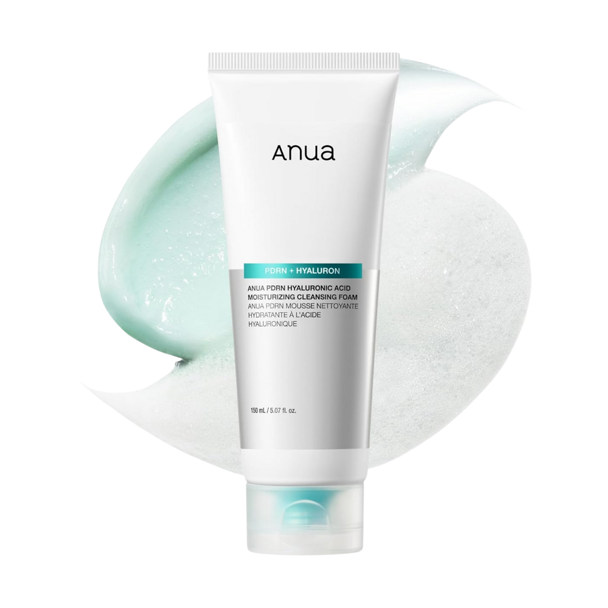 Drėkinamosios veido prausimosi putos "PDRN Hyaluronic Acid Moisturizing Cleansing Foam", 150 ml