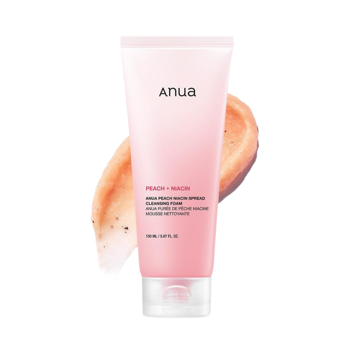 Veido prausiklis su persikų ekstraktu ir niacinamidu "Peach Niacin Spread Cleansing Foam", 150ml