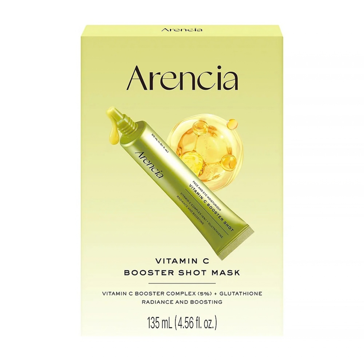 Skaistinanti veido kaukė "Vitamin C Booster Shot Mask", 27 ml