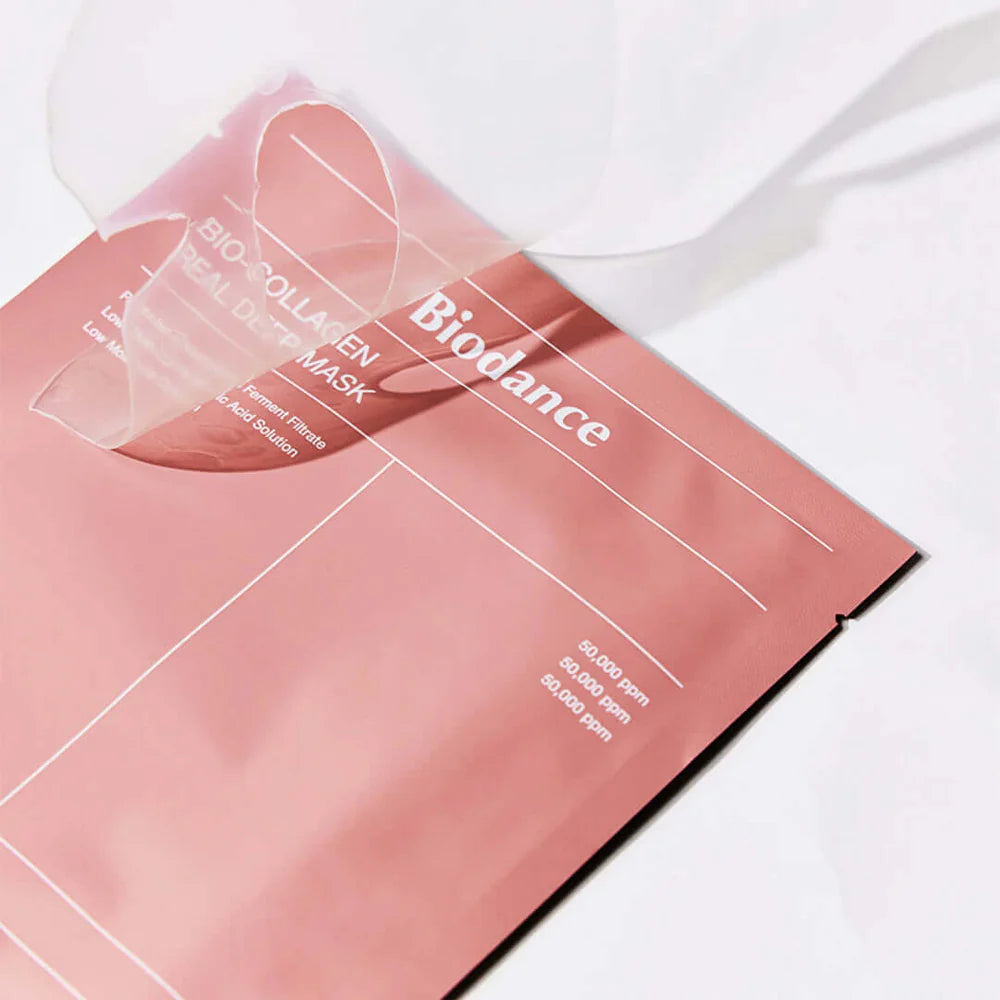 Firming Hydrogel Facial Mask "Bio-Collagen Real Deep Mask Set"