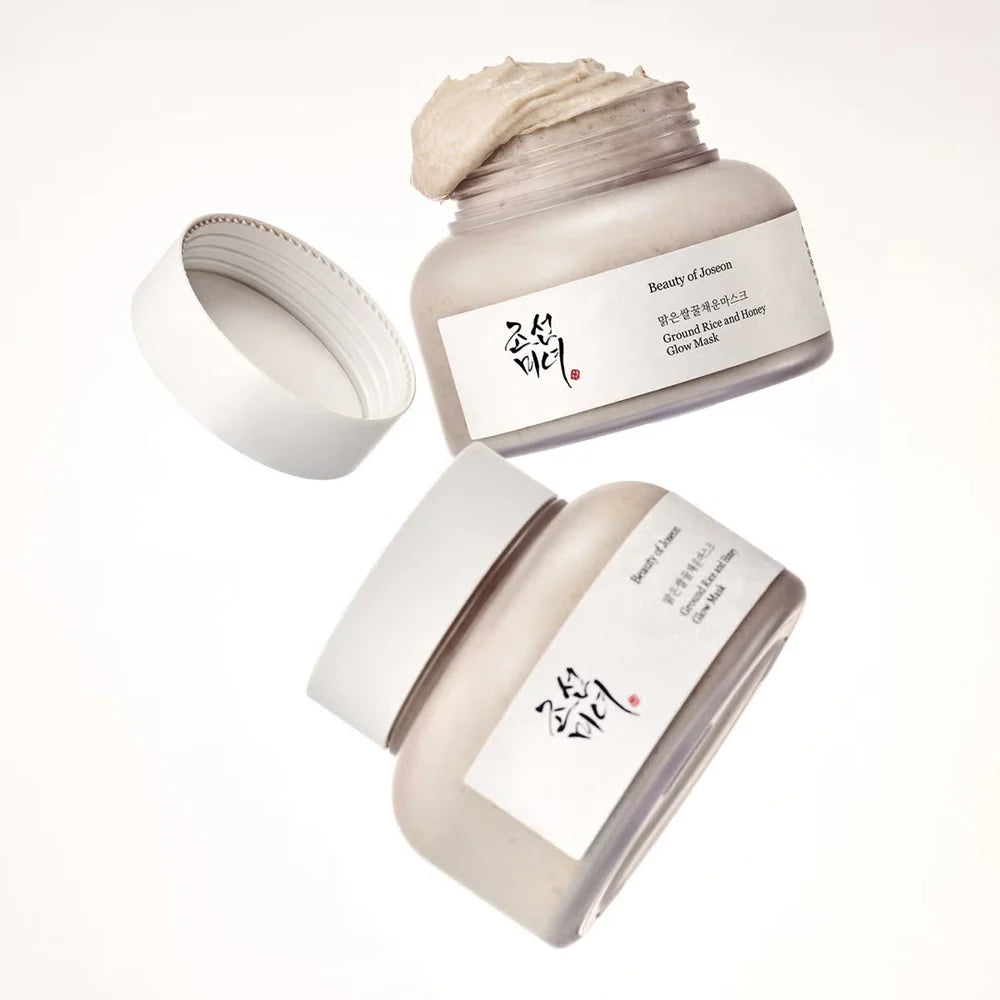 Face mask with rice extract and honey "Ground Rice and Honey Glow Mask", 150 ml