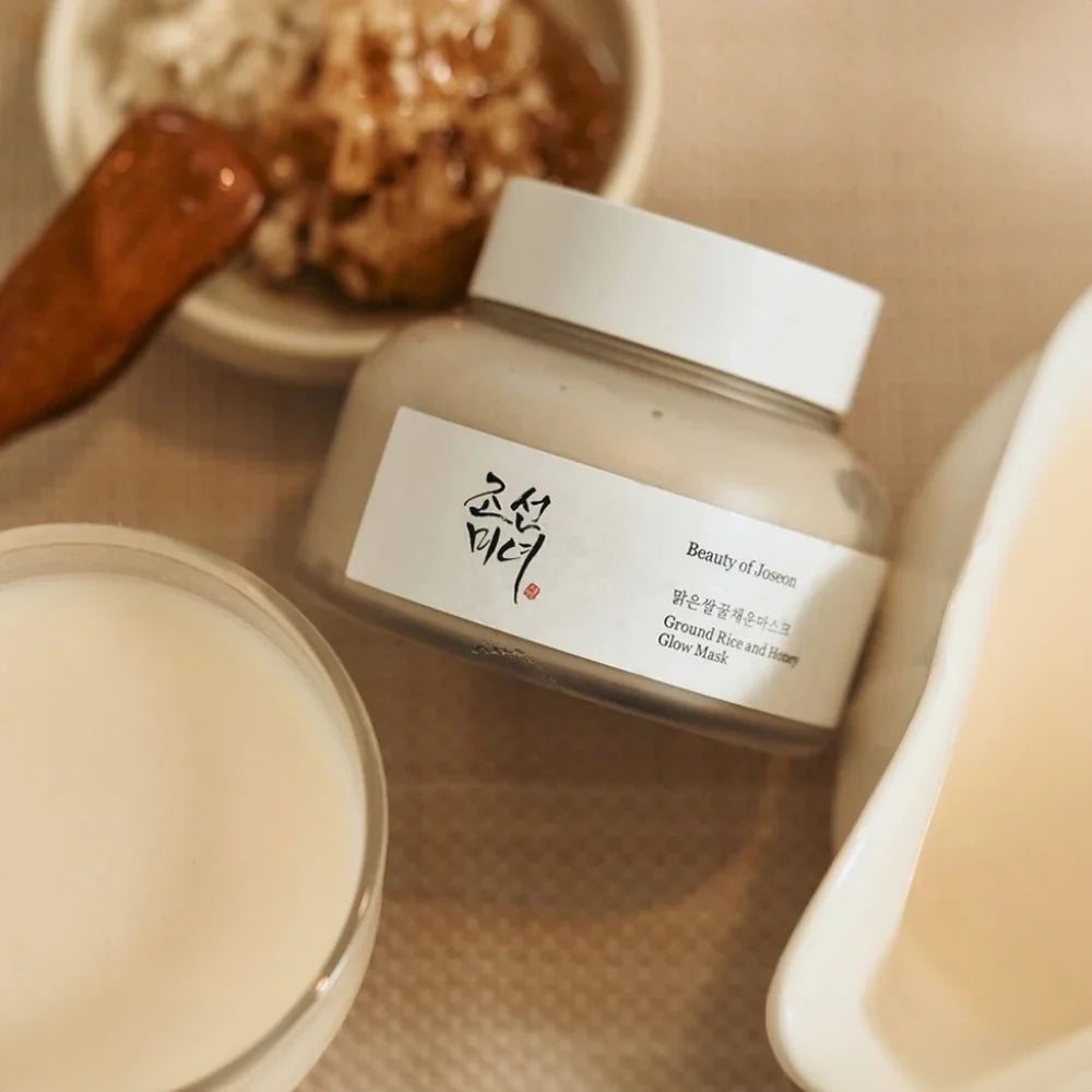 Face mask with rice extract and honey "Ground Rice and Honey Glow Mask", 150 ml