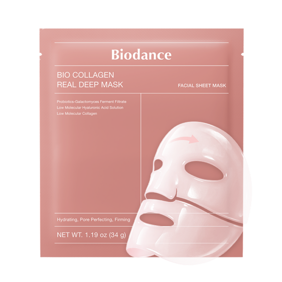 Firming Hydrogel Facial Mask "Bio-Collagen Real Deep Mask Set"