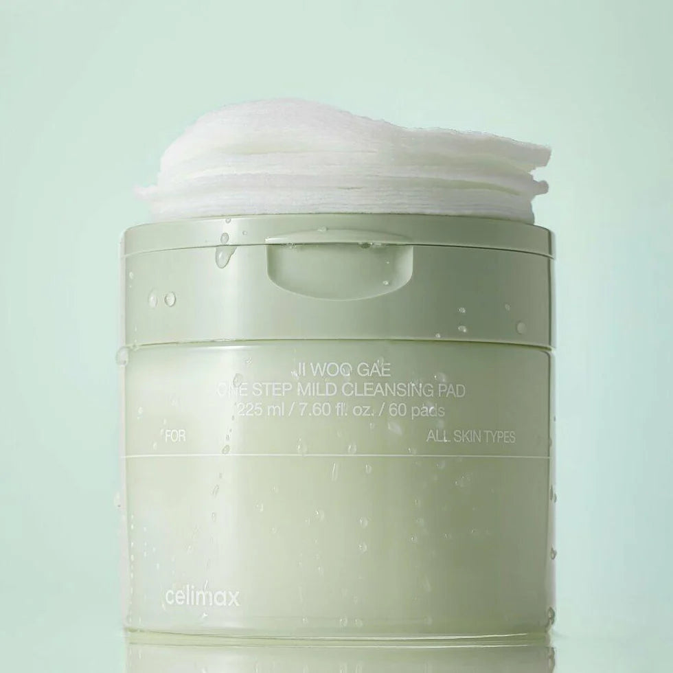 Exfoliating tonic pads "Ji Woo Gae Heartleaf BHA Peeling Pad", 60 pcs.