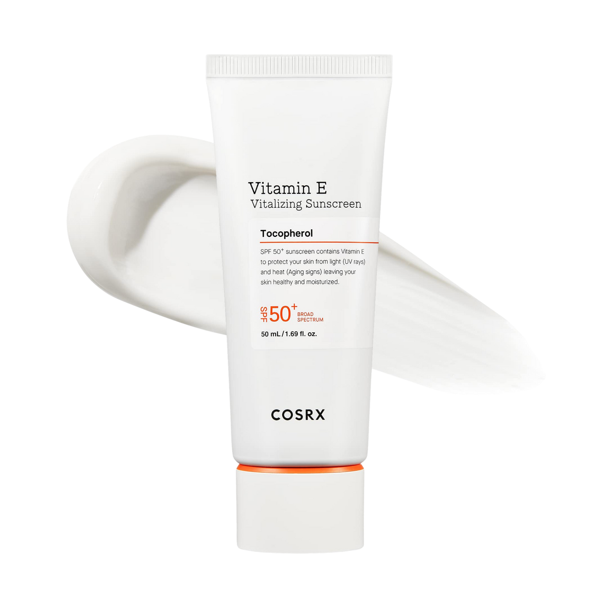 Apsauginis veido kremas nuo saulės su vitaminu E "Vitamin E Vitalizing Sunscreen SPF 50+", 50 ml