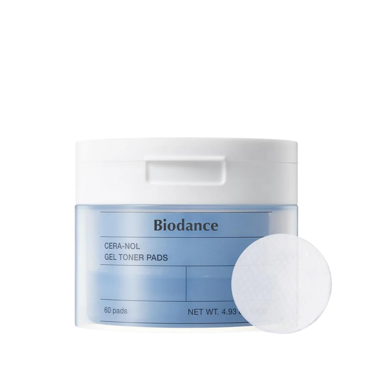 Moisturizing facial toner pads "Cera-nol Gel Toner Pads", 60 pcs.