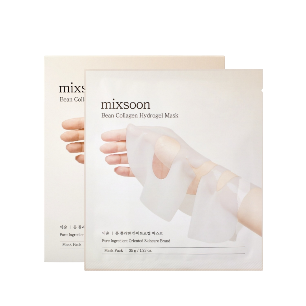 Moisturizing facial mask "Bean Collagen Hydrogel Mask"