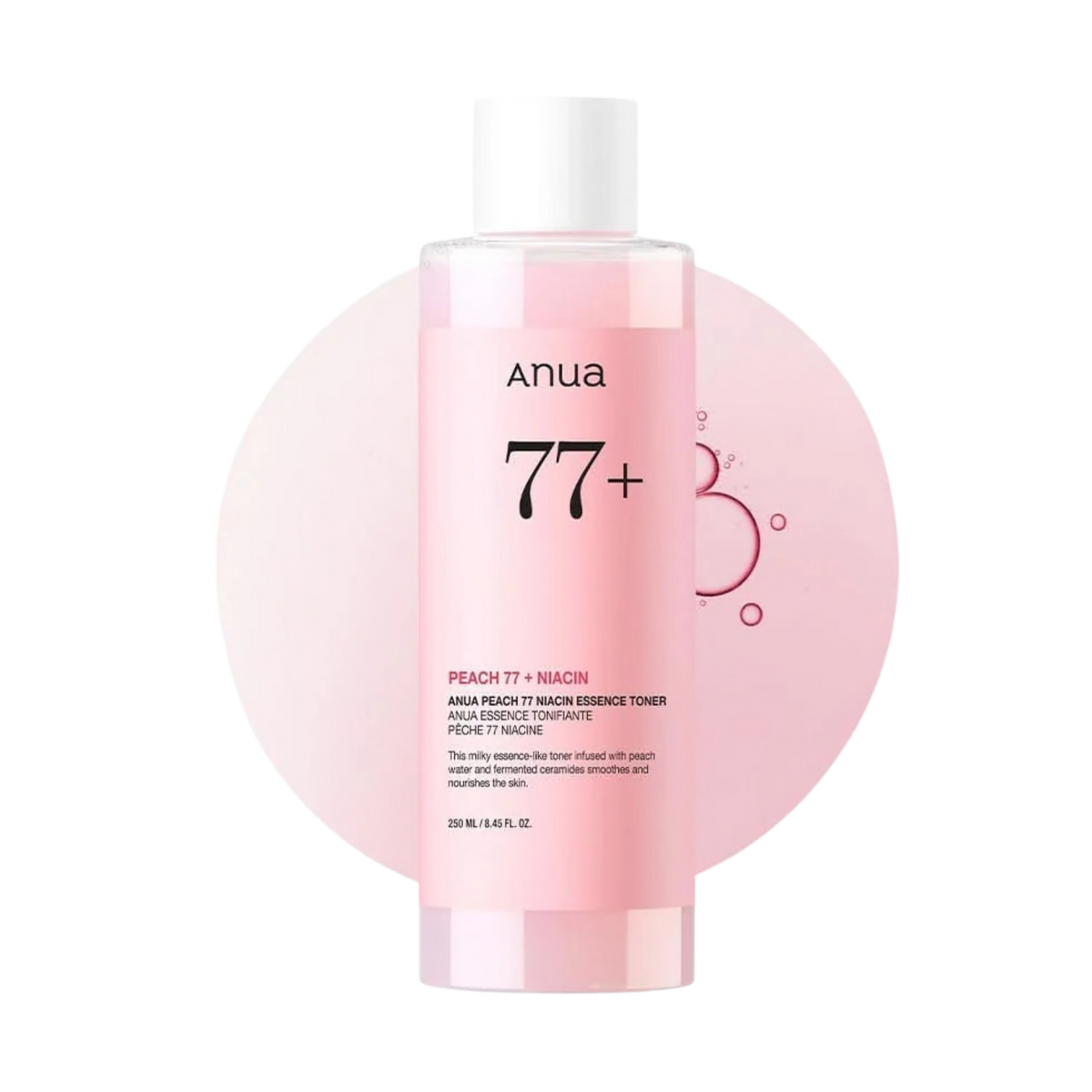 Moisturizing toner with peach extract "Peach 77 Niacin Essence Toner, 250 ml