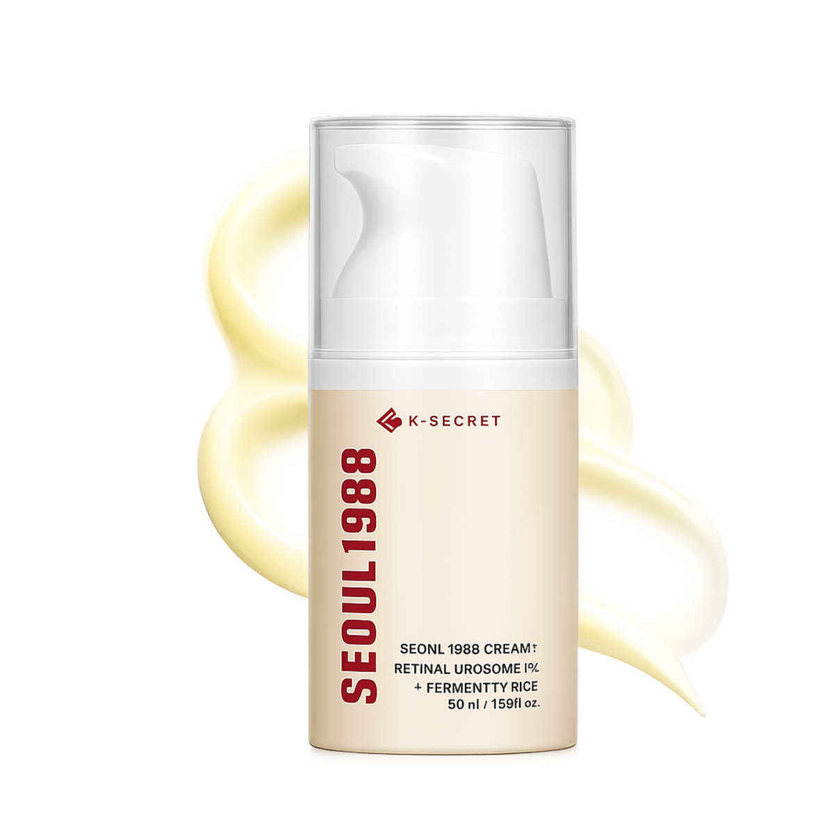 Facial cream with 1% retinal "SEOUL 1988 Cream: Retinal Liposome 1% + Fermented Rice", 50 ml