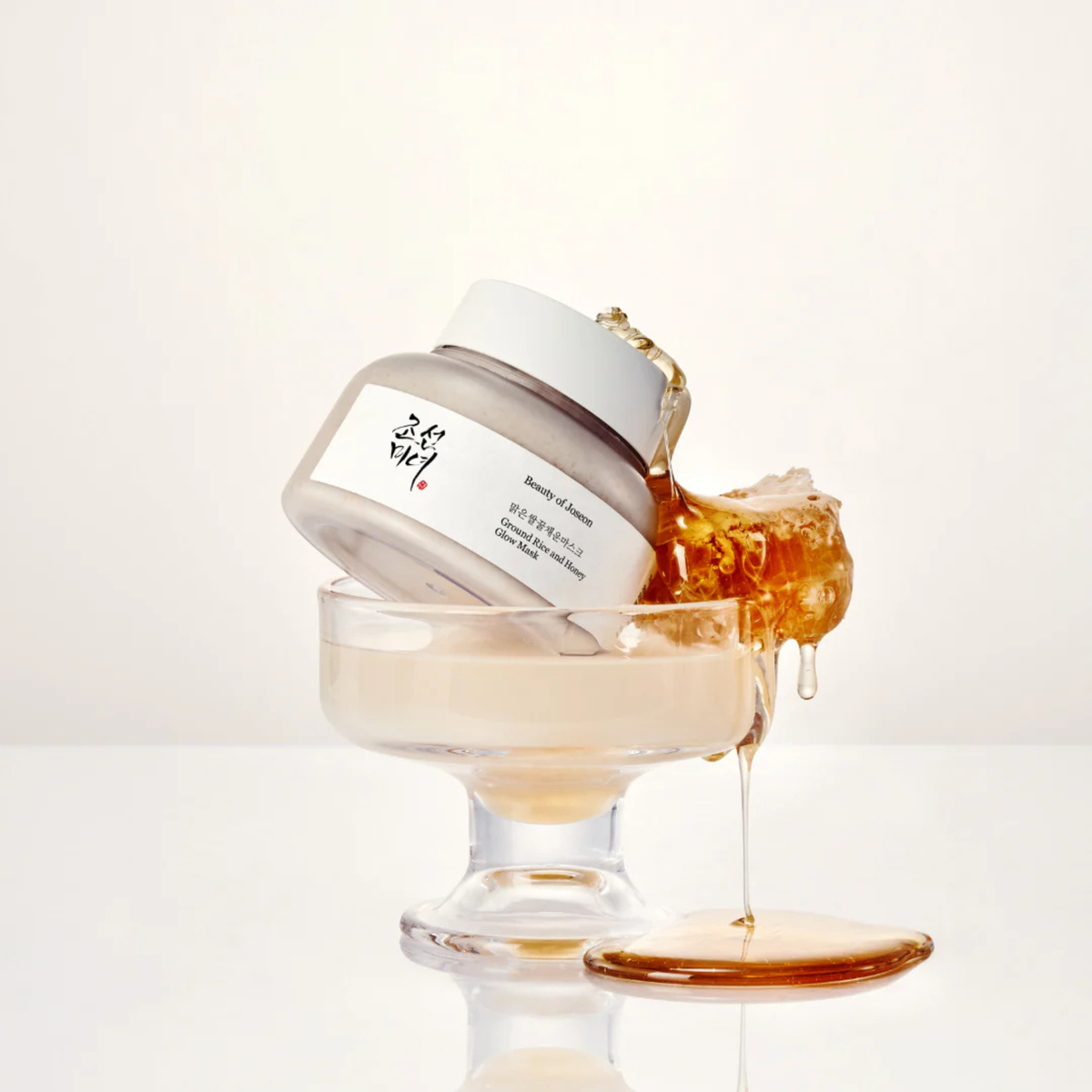 Face mask with rice extract and honey "Ground Rice and Honey Glow Mask", 150 ml