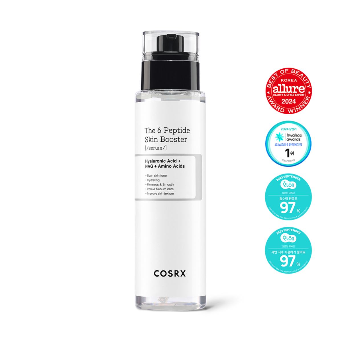 Facial serum with peptides "The 6 Peptide Skin Booster Serum"