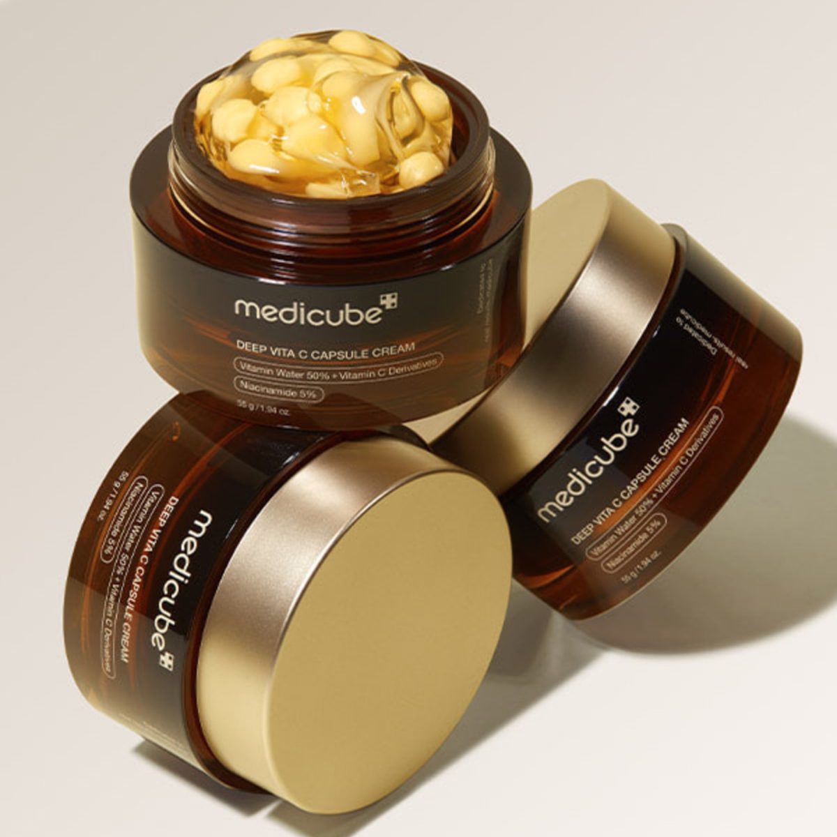 Brightening face cream "Deep Vita C Capsule Cream", 55 g