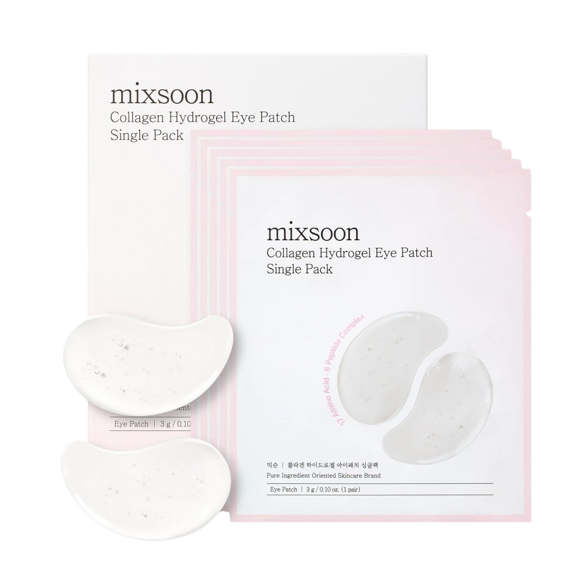 Collagen Hydrogel Eye Patch Single Pack, 5 pcs.