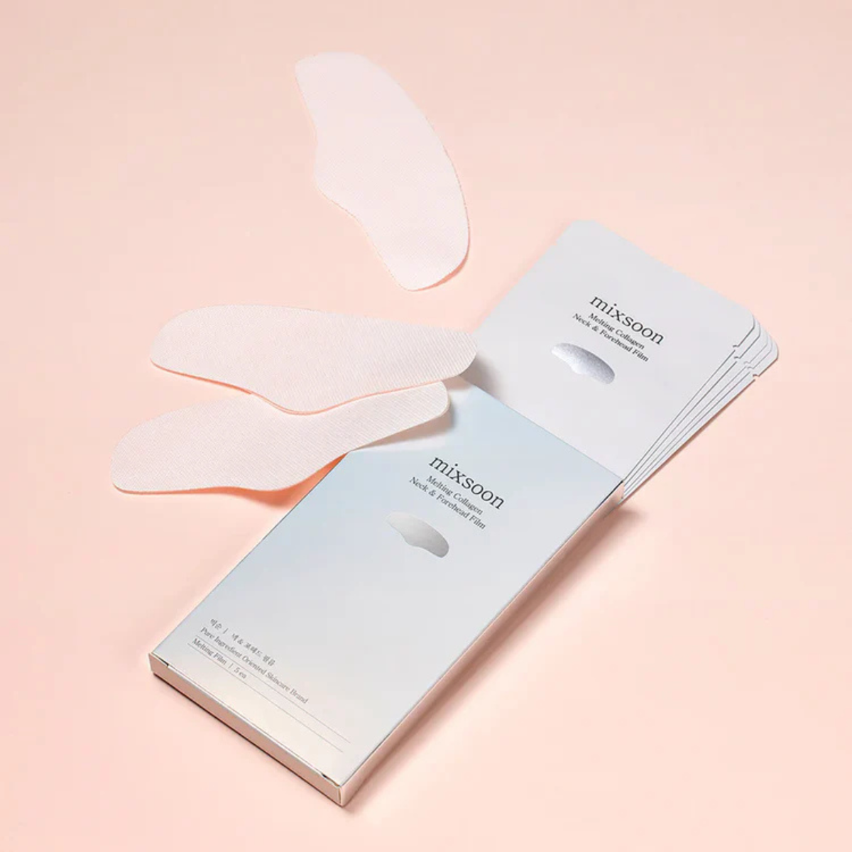 Tirpi paakių kolageno plėvelė - užpildas "Melting Collagen Eye Film", 5 x 2 vnt.