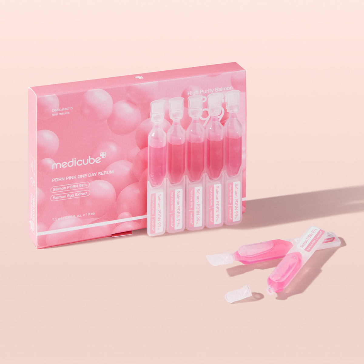 Veido serumo ampulės "PDRN Pink One Day Serum", 10 vnt.